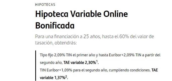 Hipoteca variable de Banco Santander
