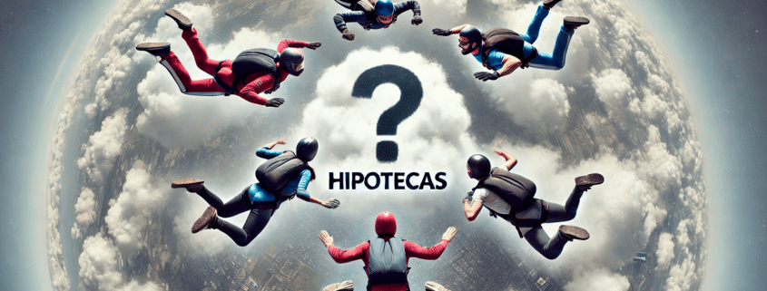 Paracaidistas del foro de hipotecas