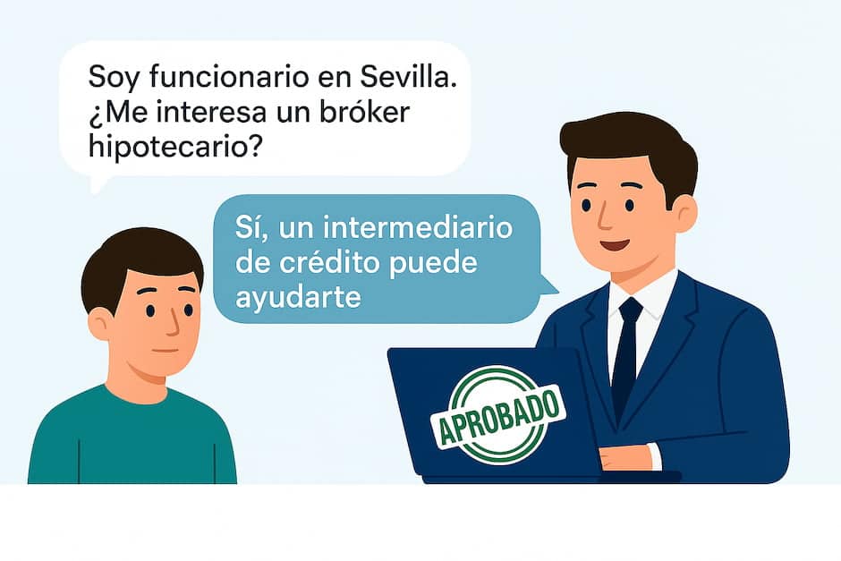 Broker hipotecario para funcionario en Sevilla