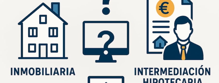 ¿Puede una inmobiliaria intermediar en hipotecas?